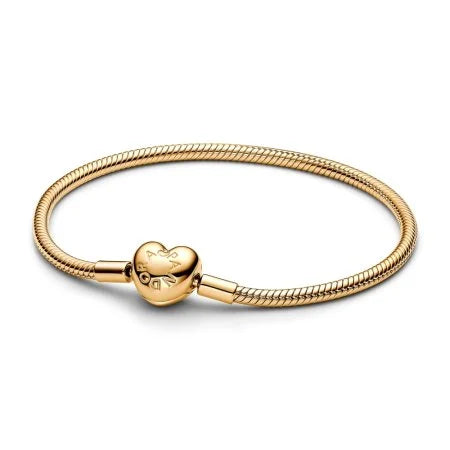 Pandora Moments Heart Clasp Snake Bracelet