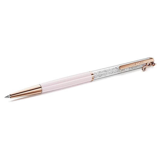 Infinity, Pink lacquered, Rose gold-tone plated