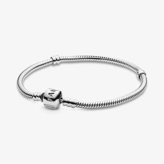Pandora Moments Barrel Clasp Snake Bracelet
