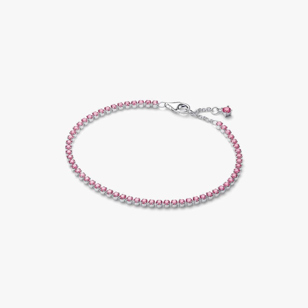 Pink Small Tennis Bracelet