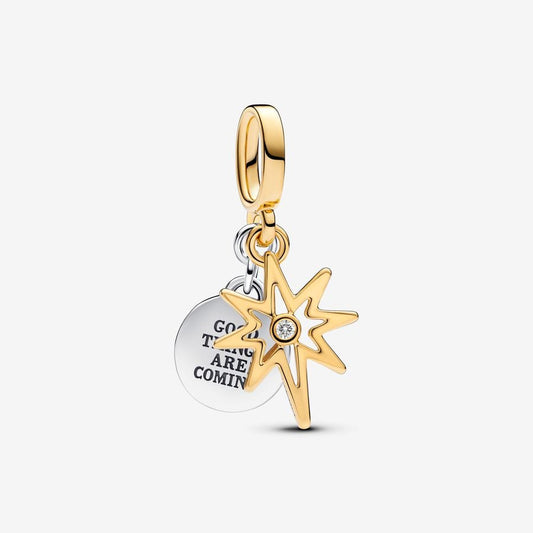 North Star Lab-grown Diamond Dangle Charm