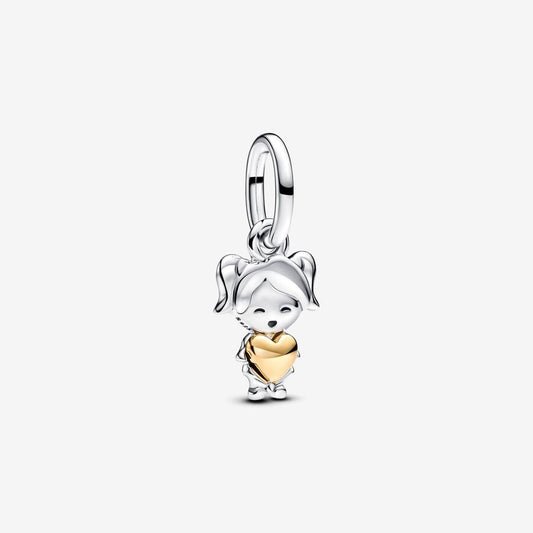 Happy Girl Dangle Charm