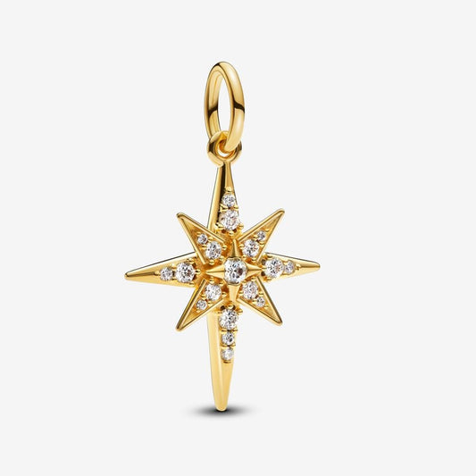 Sparkling North Star Dangle Charm