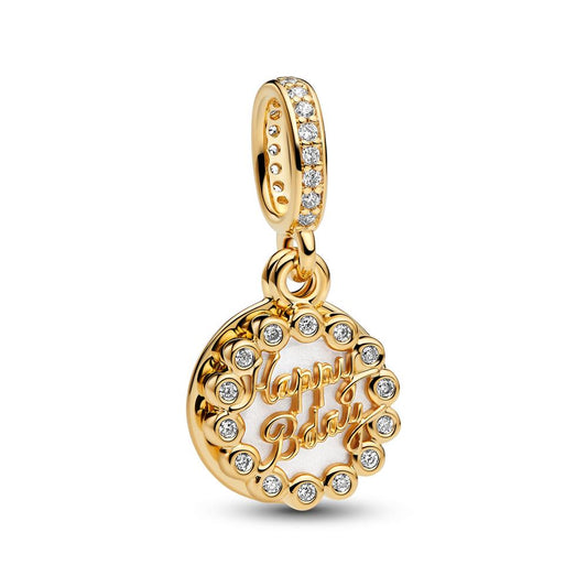 Happy Birthday Cake Dangle Charm