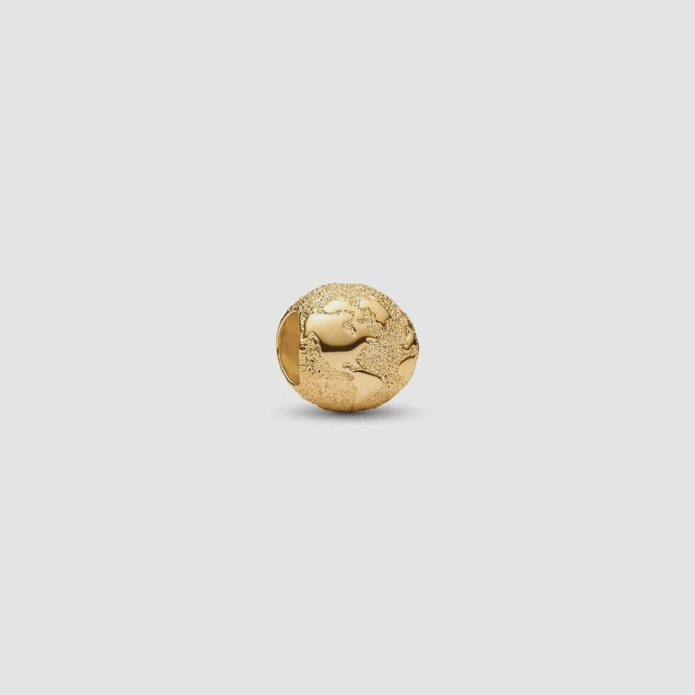 Textured Globe Mini Charm