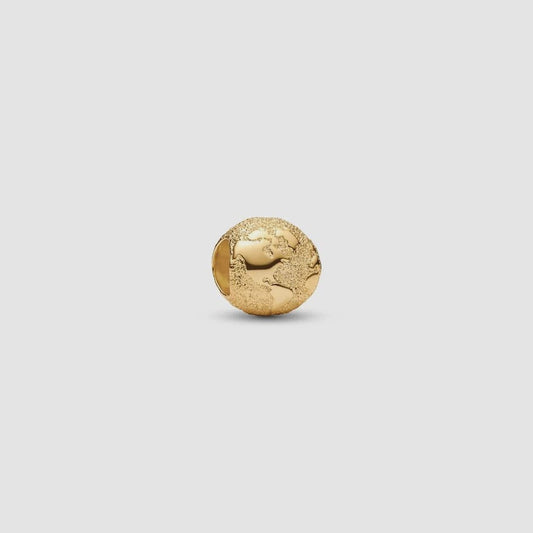 Textured Globe Mini Charm