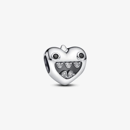Mum's Little Monsters Heart Charm