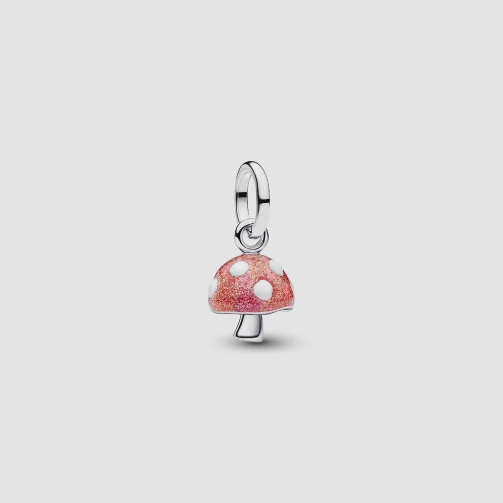 Glow-in-the-dark Mushroom Dangle Charm