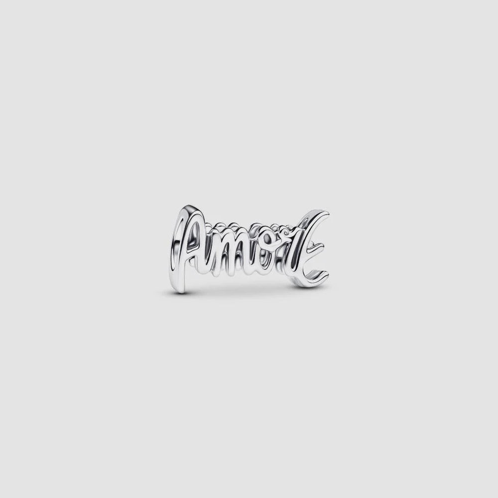Amore Script Charm – Guo Jewellery