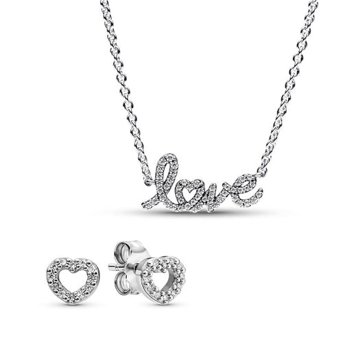 Handwritten Love Jewellery Gift Set