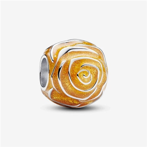 Pandora Yellow Rose in Bloom Charm