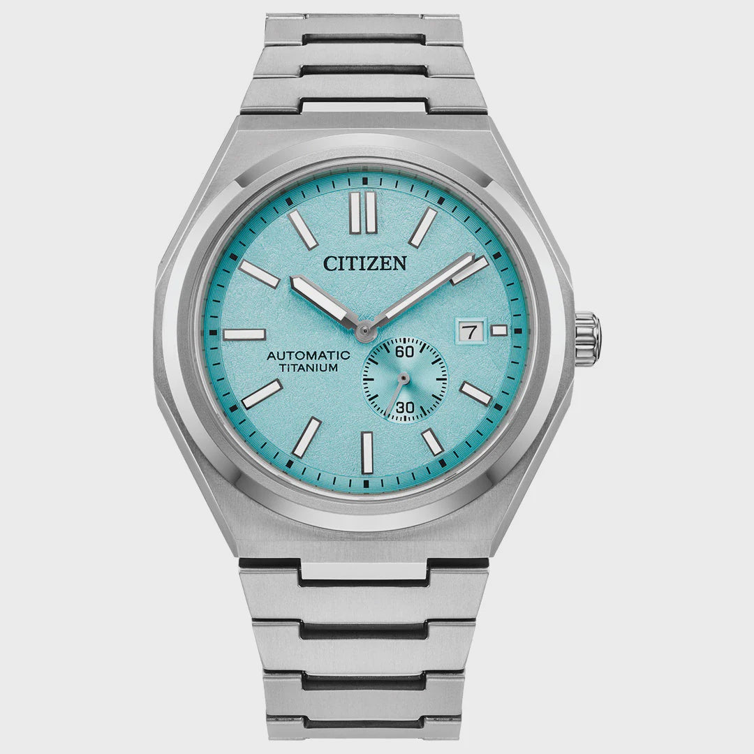 Citizen Automatic Zenshin Titanium Teal NJ0180-80M