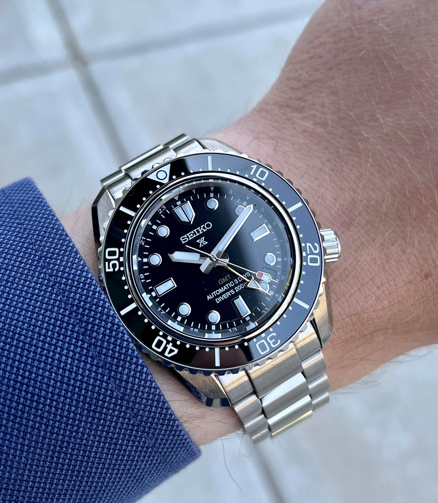 Seiko Prospex 1968 Diver's Modern Re-interpretation GMT SPB383