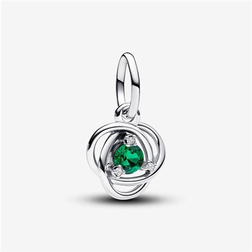 Pandora Green Eternity Circle Dangle Charm