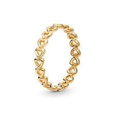 Pandora Shine Linked Love Ring