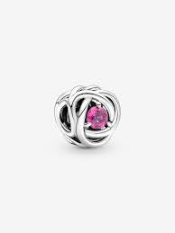 Pink Eternity Circle CHarm
