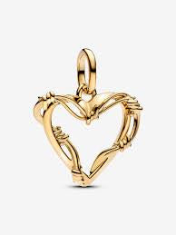 Wire Heart Dangle Charm