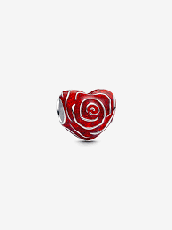 Rose Heart Charm
