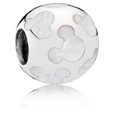 Disney Pearlescent Mickey Silhouettes Charm