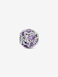 Openwork Hearts Mum Charm