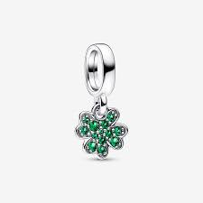 Four-Leaf Clover Dangle Charm