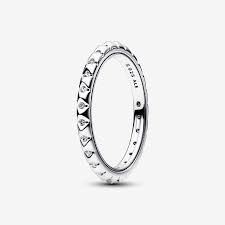 Pandora ME Silver Pyramids Ring