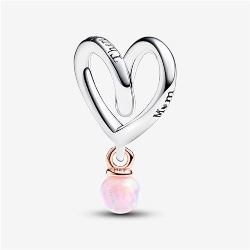 Two-tone Wrapped Heart Charm