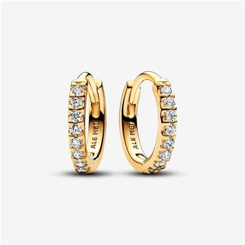 Pandora Sparkling Huggie Hoop Earrings