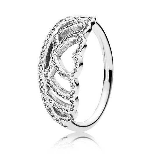 Hearts Tiara Ring