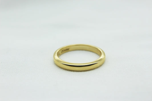 Round Wedding Band Ring in 18K (2.75mm)