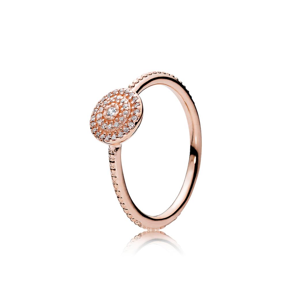 Rose Elegant Sparkle Ring