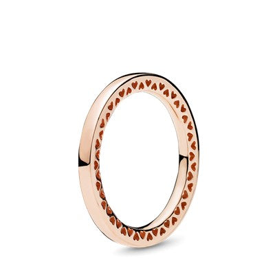 Rose Classic Hearts Ring