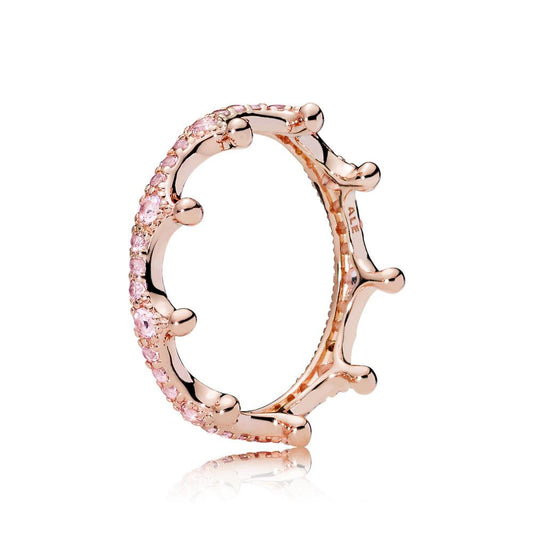Pink Enchanted Crown Ring
