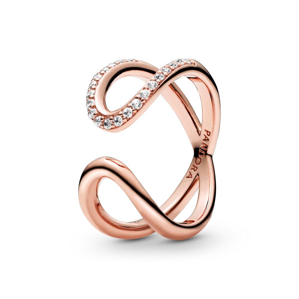 Wrapped Open Infinity Ring