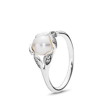 Luminous Leaves Ring