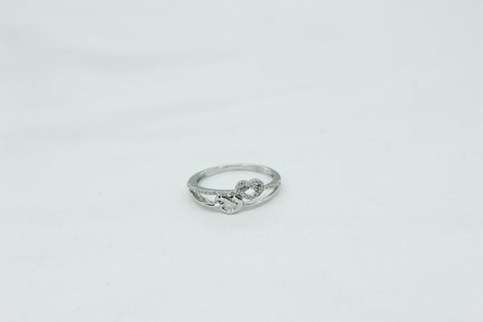 Double Love Knot Ring in 14K