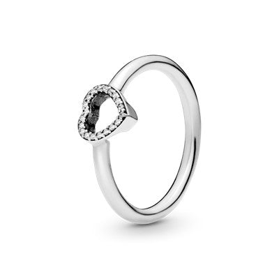Puzzle Heart Frame Ring