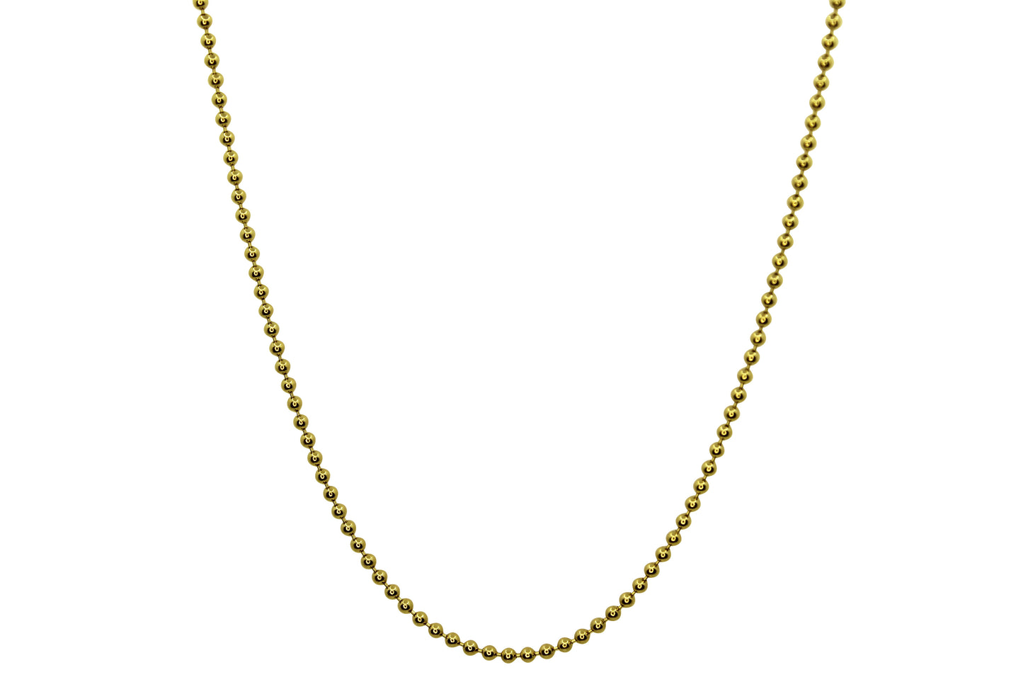 Spherical Ball Link Chain in 14K
