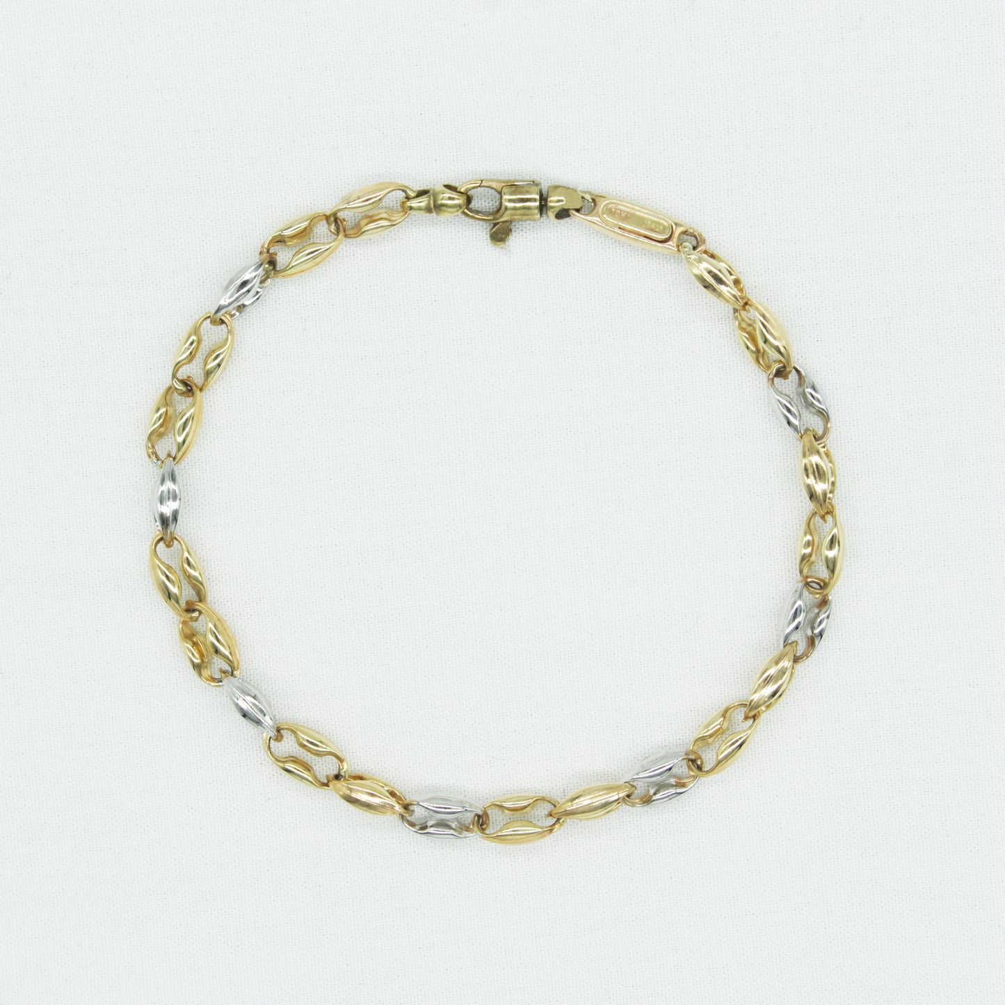 Vintage Gucci Link Bracelet in 10K (5.1mm x 5.1mm)