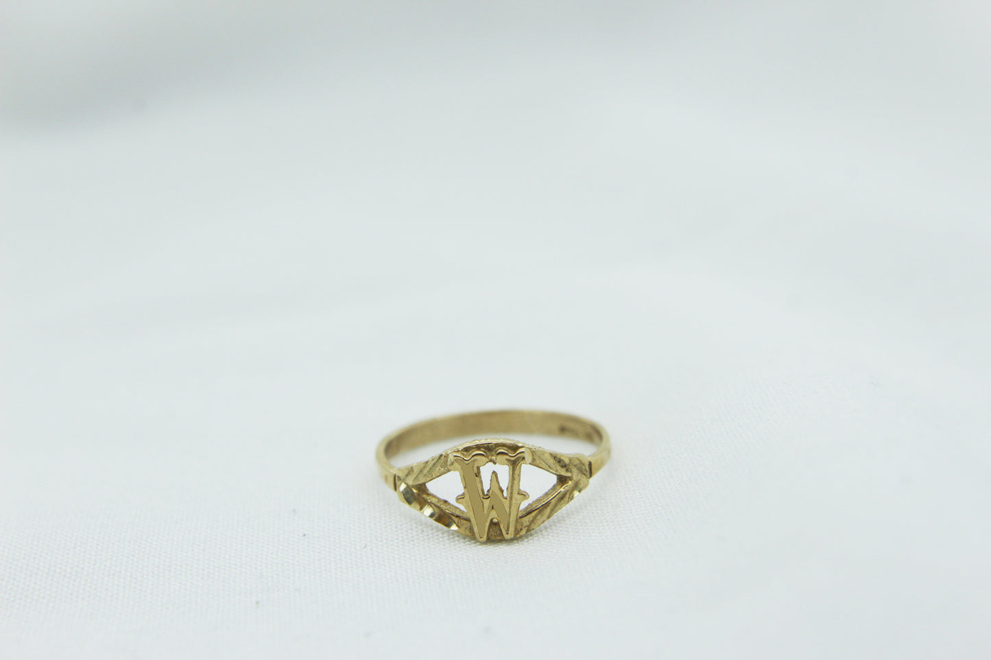Vintage Initial Ring  in 10K