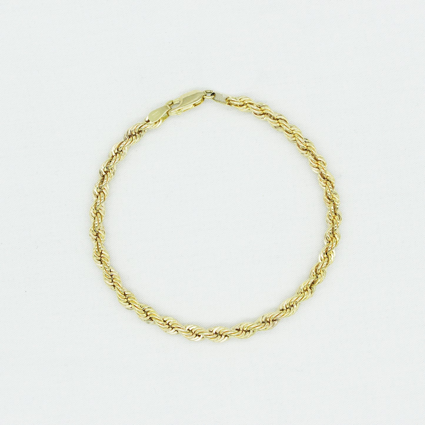 Rope Link Bracelet in 10K (4.5mm x 4.5mm)