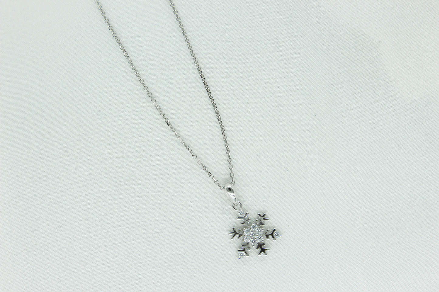Pave Snowflake in Sterling Silver