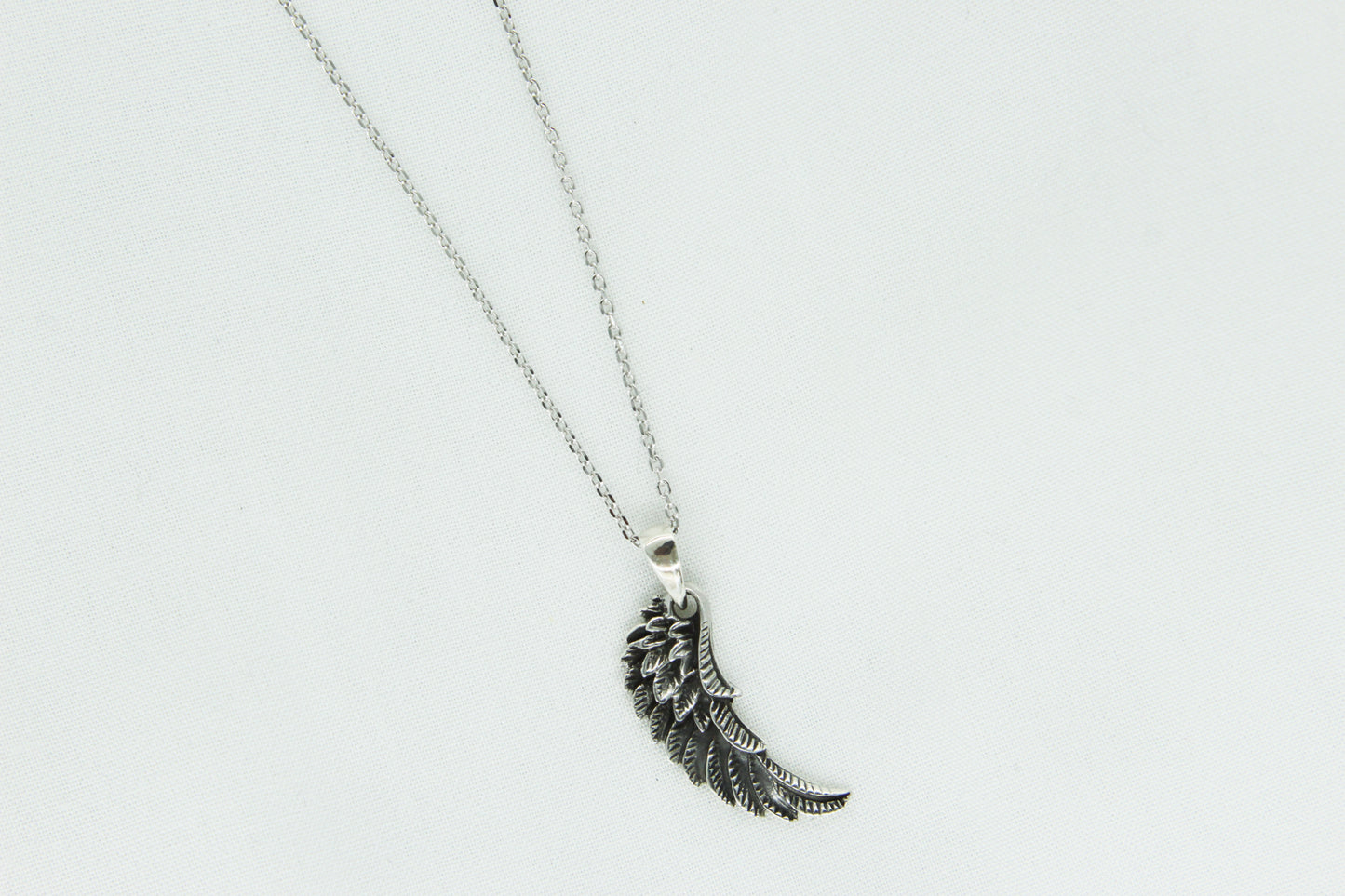 Majestic Wing Necklace in Sterling Silver
