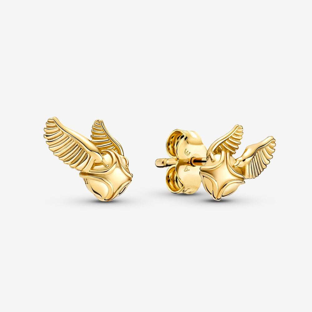 Pandora Harry Potter, Golden Snitch Stud Earrings