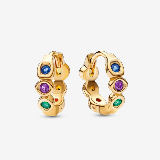 Marvel The Avengers Infinity Stones Hoop Earrings