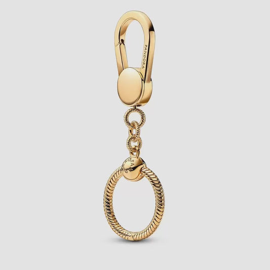 Pandora Moments Gold Small Bag Charm Holder