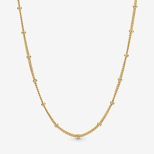 Shine Beaded Chain Necklace