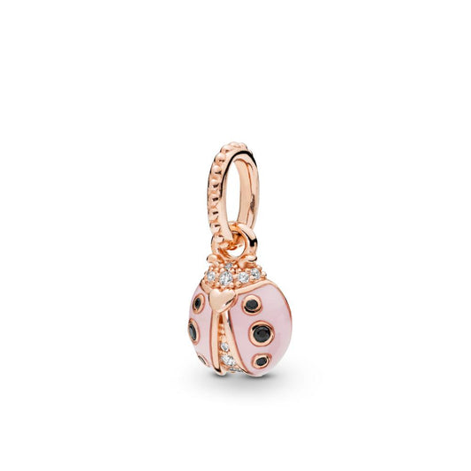 Pink Ladybug Pendant