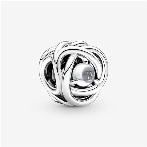 Pandora Clear Eternity Circle Dangle Charm