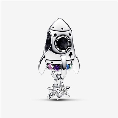 Pandora Space Love Rocket Charm